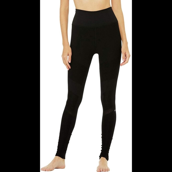 NWT Alo Yoga High Waist Moto Leggings - Picture 1 of 6